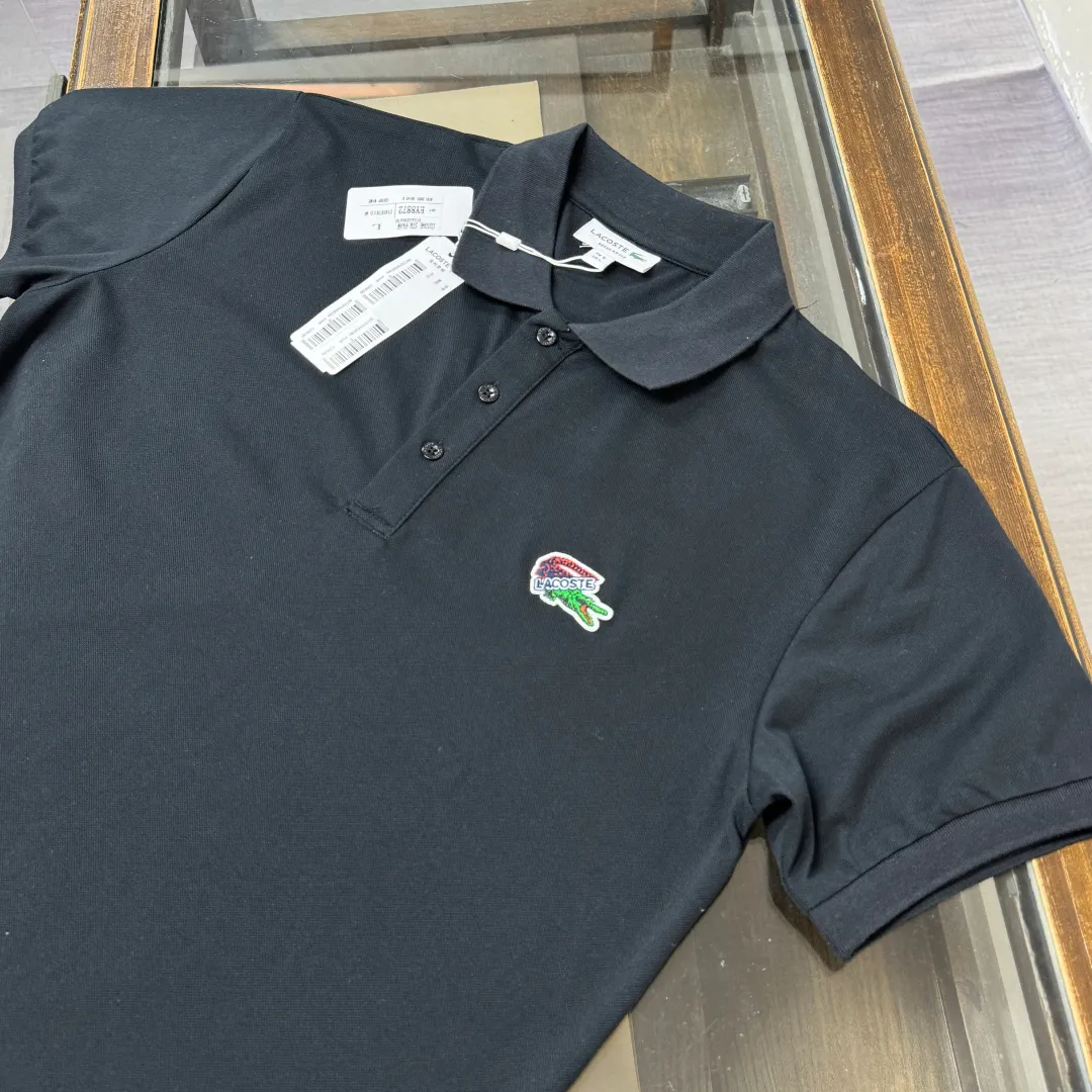 C🌟LACOSTE 2026 New Arrival polo ～ ✅ Same Style～ ， ！ ， ！ ！ ， ， ， ， 👍 ：Black White Pink Red Green Size：M L XL XXL 3XL（ ！）